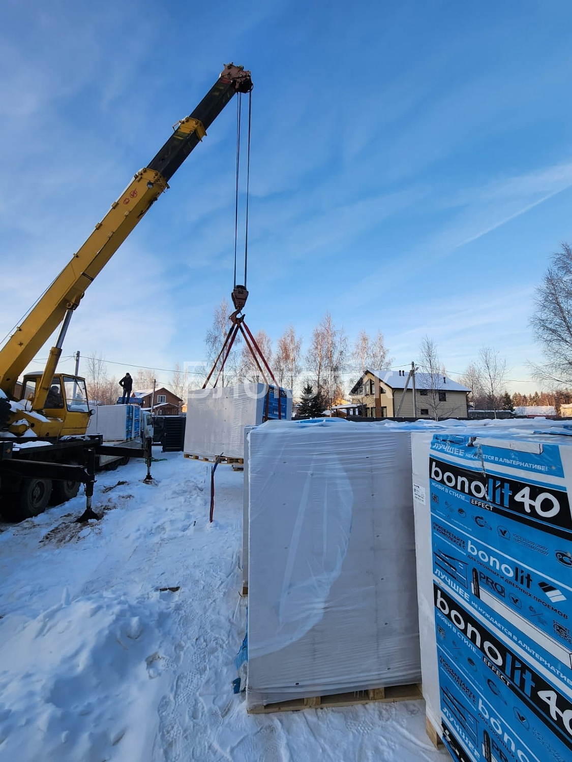 Газобетонные блоки Бонолит Дмитров D600 625х200х300 стеновые